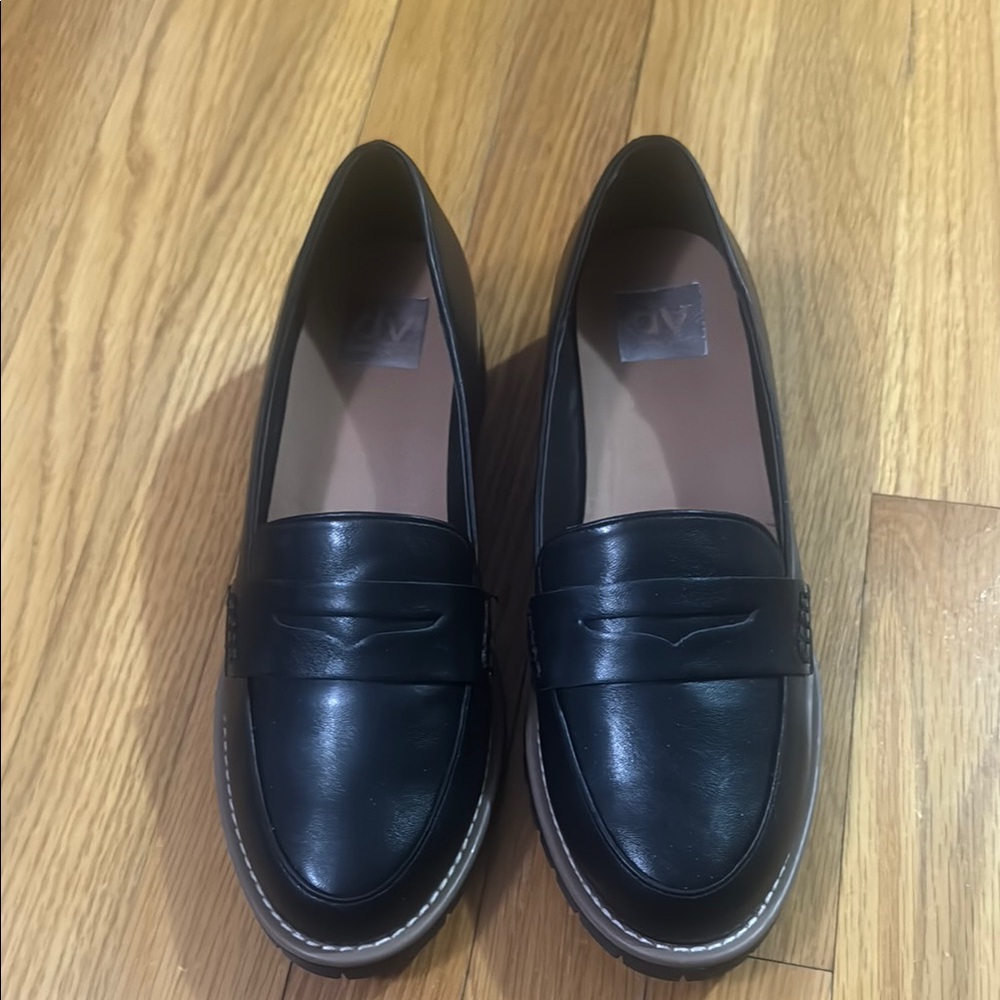 Black Leather Loafers